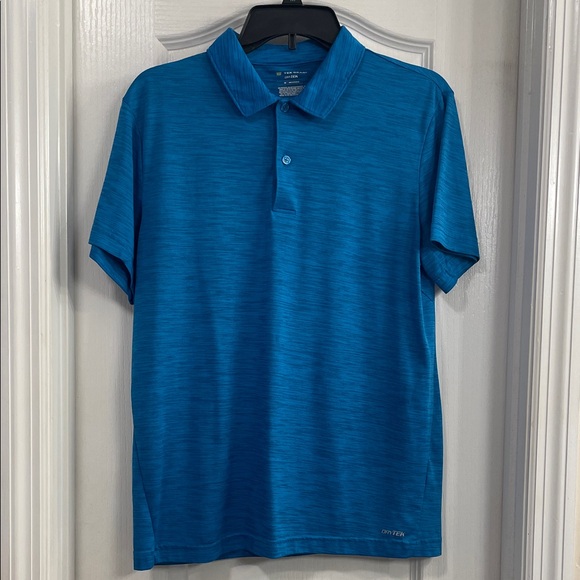 Tek Gear Vibrant Blue Dri Fit Polo Shirt - Picture 1 of 7